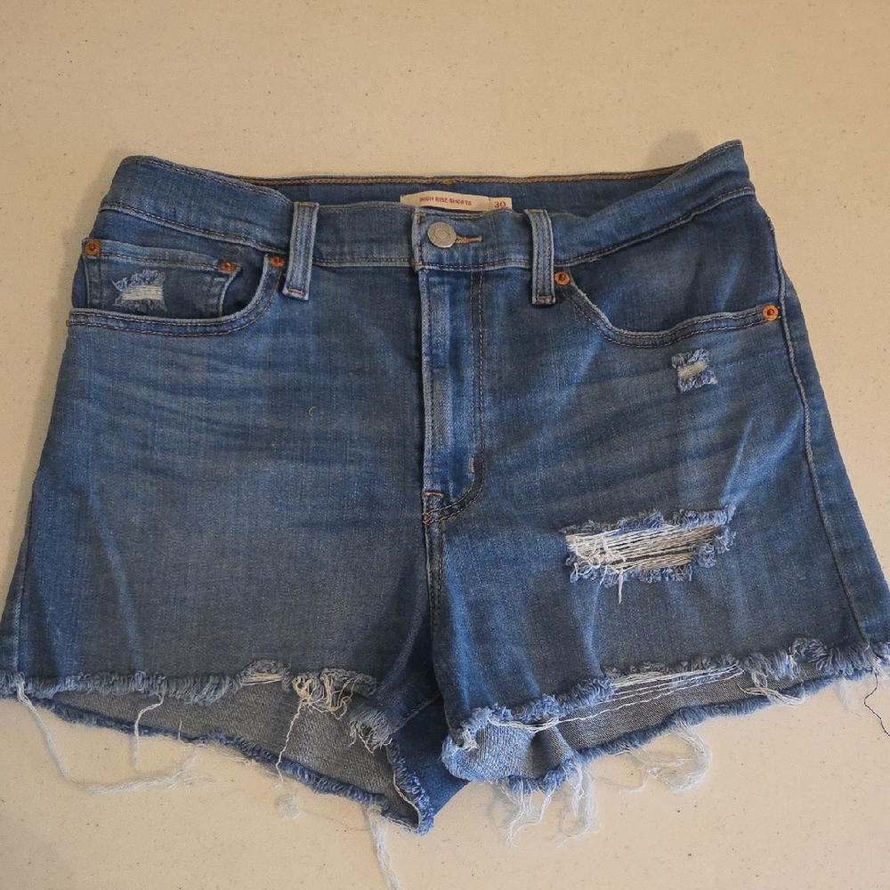 Levi's Classic Blue Jean Shorts
